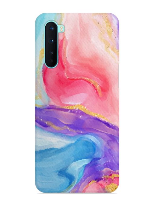 Watercolor Gradient Snap Case for Oneplus Nord Zapvi