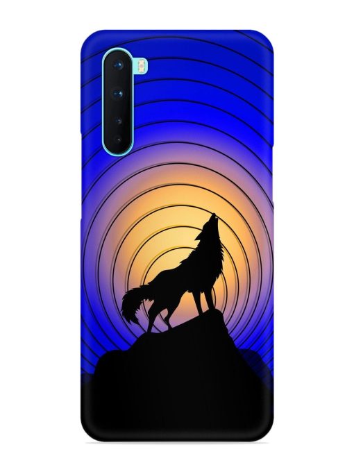 Fox Roaring Design Snap Case for Oneplus Nord Zapvi