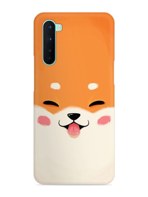 Happy Cat Art Snap Case for Oneplus Nord