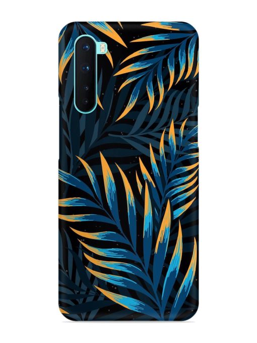 Abstract Leaf Art Snap Case for Oneplus Nord