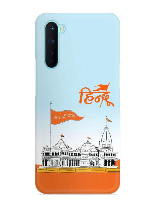 Ram Mandir Hindu Snap Case for Oneplus Nord