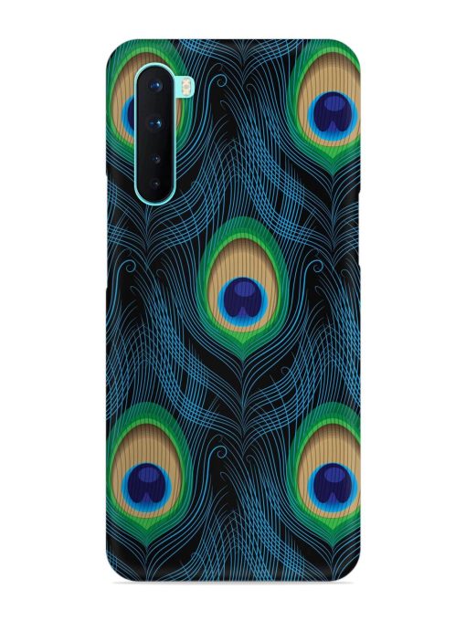 Seamless Pattern Peacock Snap Case for Oneplus Nord