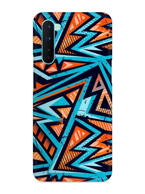 Abstract Seamless Grunge Snap Case for Oneplus Nord Zapvi