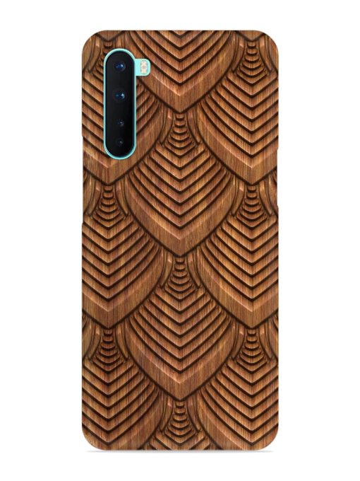 Carved Pattern On Snap Case for Oneplus Nord Zapvi