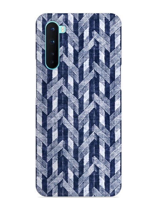 Abstract Herringbone Motif Snap Case for Oneplus Nord