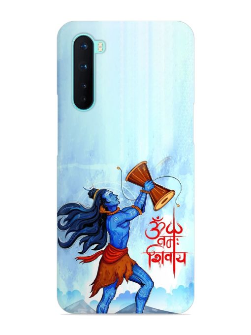 Illustration Lord Shiva Snap Case for Oneplus Nord Zapvi