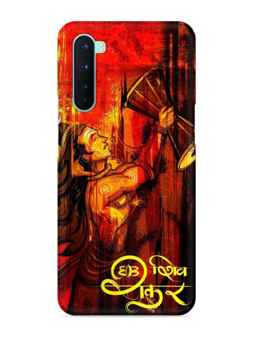 Illustration Lord Shiva Snap Case for Oneplus Nord Zapvi