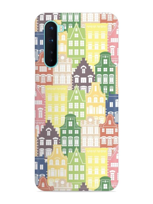 Seamless Shapes Pattern Snap Case for Oneplus Nord