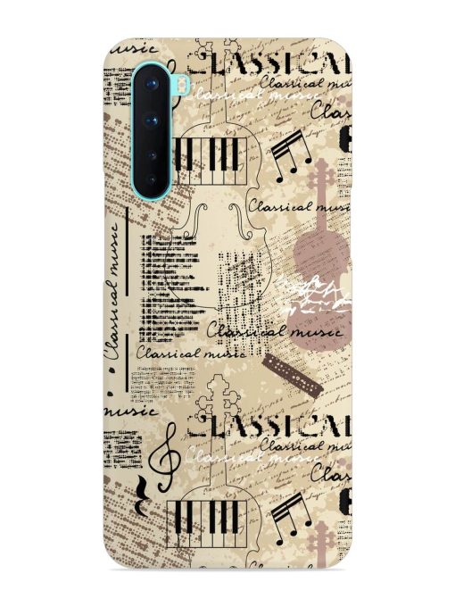 Classical Music Lpattern Snap Case for Oneplus Nord Zapvi