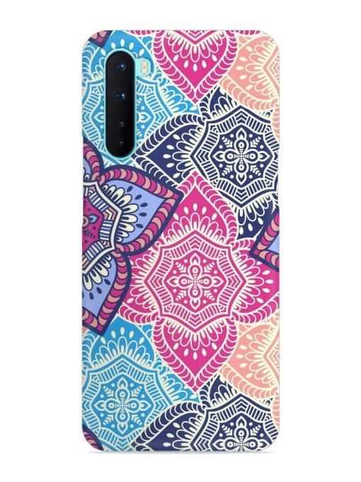 Ethnic Floral Seamless Snap Case for Oneplus Nord