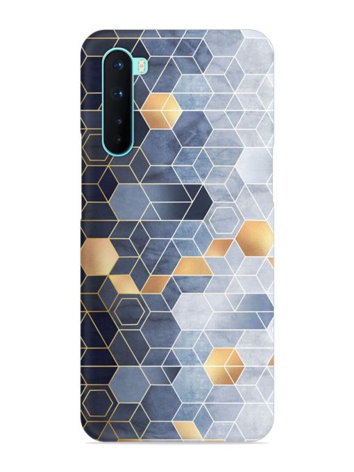 Geometric Abstraction Hexagons Snap Case for Oneplus Nord Zapvi