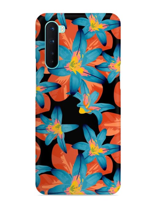 Philippine Flowers Seamless Snap Case for Oneplus Nord