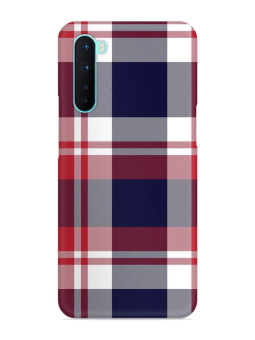 Classic Plaid Tartan Snap Case for Oneplus Nord Zapvi