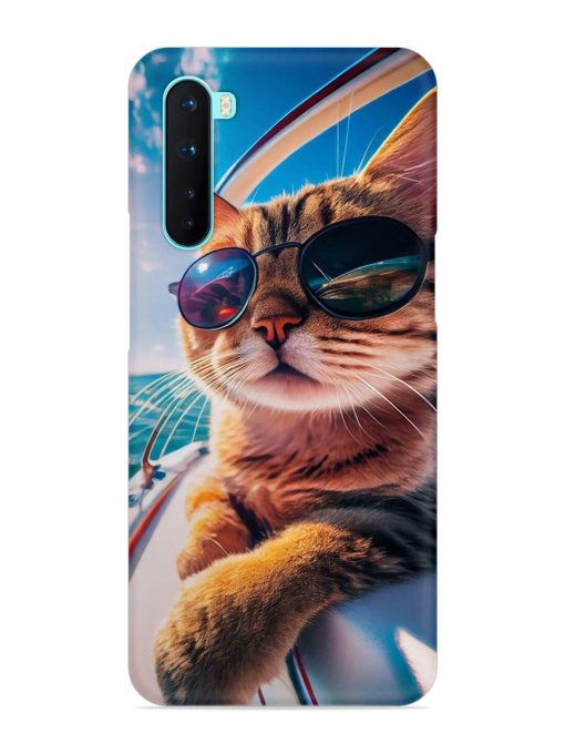 Cat In Style Snap Case for Oneplus Nord Zapvi