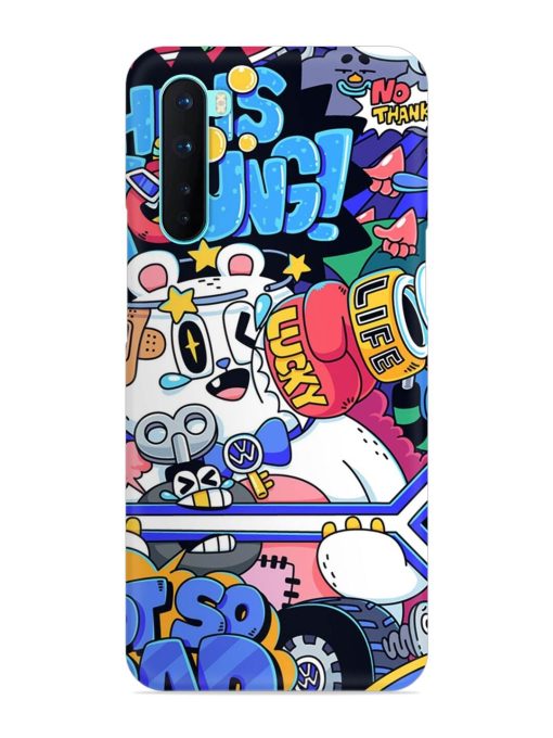 Universal Doodle Snap Case for Oneplus Nord Zapvi