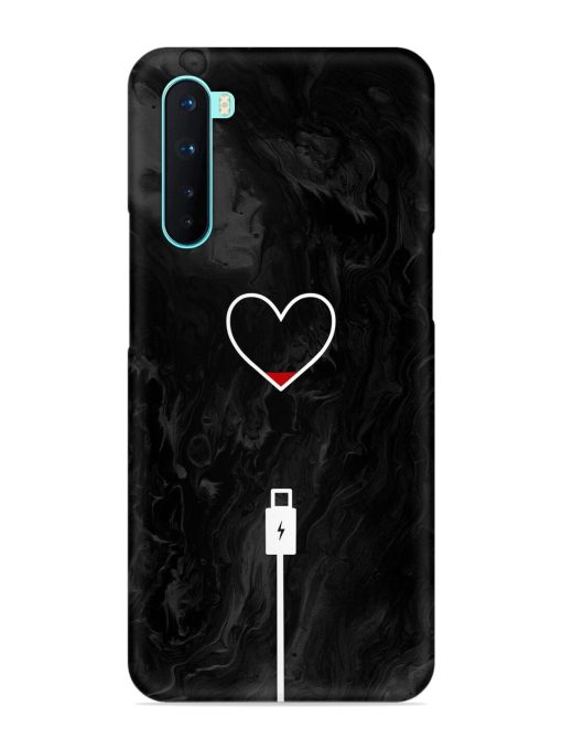 Heart Charging Vector Snap Case for Oneplus Nord Zapvi