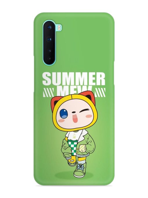 Summer Mew Snap Case for Oneplus Nord Zapvi