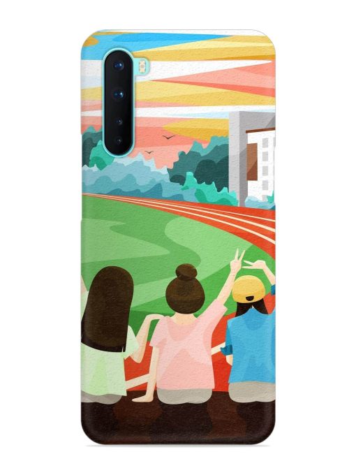 School Playground Snap Case for Oneplus Nord Zapvi