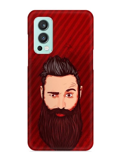 Beardo Man Snap Case for Oneplus Nord 2 (5G) Zapvi