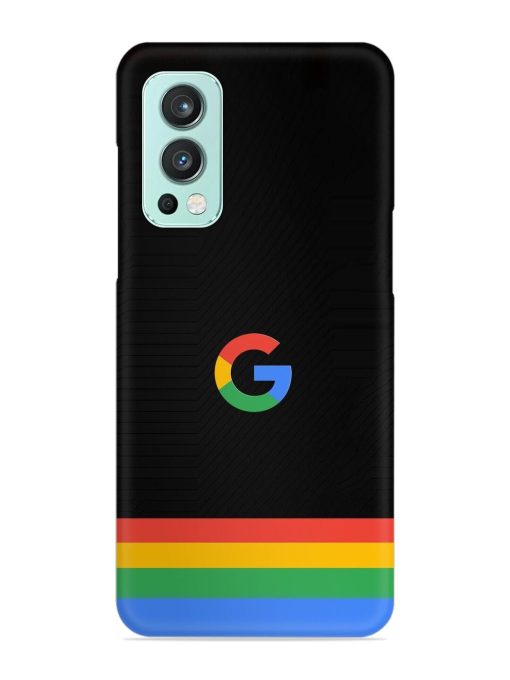 Google Logo Art Snap Case for Oneplus Nord 2 (5G) Zapvi