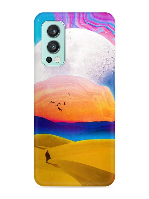 Sandy Desert Snap Case for Oneplus Nord 2 (5G) Zapvi