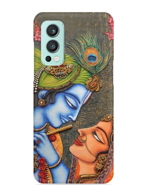 Lord Radha Krishna Flute Art Snap Case for Oneplus Nord 2 (5G) Zapvi