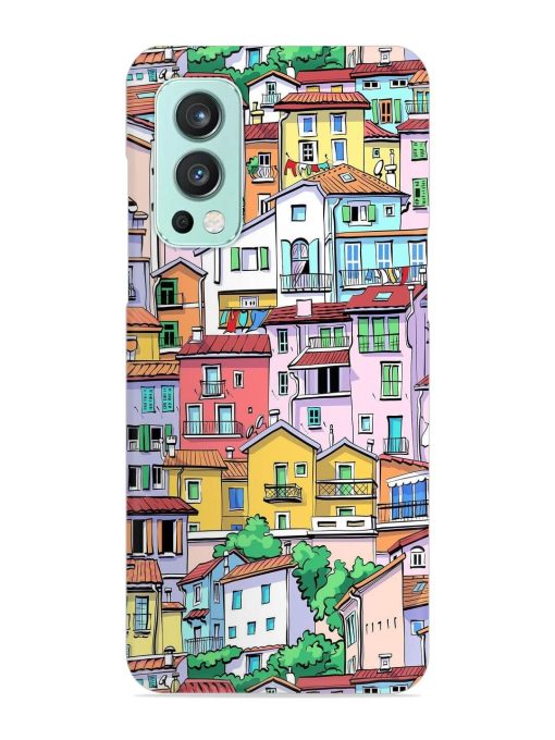 Europe Old Town Snap Case for Oneplus Nord 2 (5G)