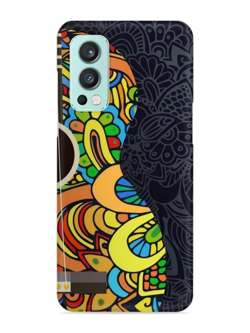 Guitar Vector Art Snap Case for Oneplus Nord 2 (5G) Zapvi