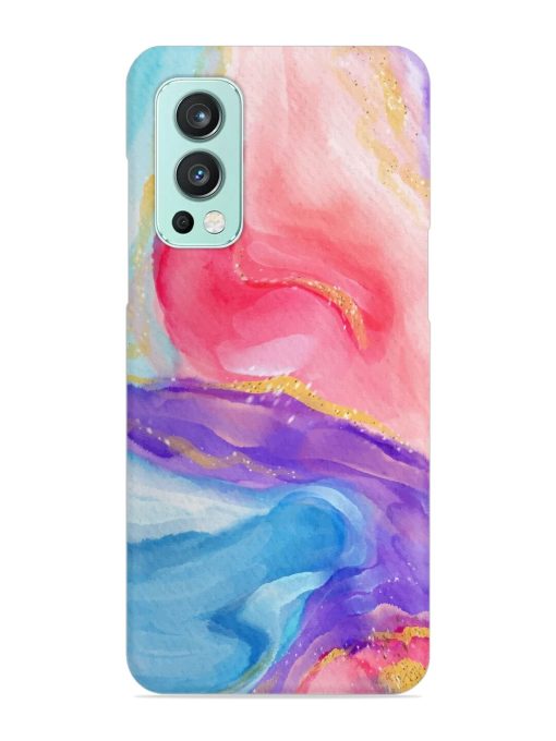 Watercolor Gradient Snap Case for Oneplus Nord 2 (5G)