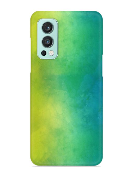 Yellow Green Gradient Snap Case for Oneplus Nord 2 (5G)