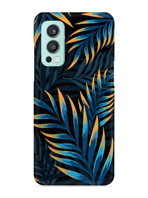 Abstract Leaf Art Snap Case for Oneplus Nord 2 (5G) Zapvi