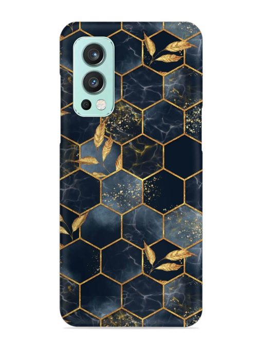 Marble Hexagon Seamless Snap Case for Oneplus Nord 2 (5G)