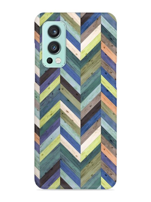 Chevron Random Color Snap Case for Oneplus Nord 2 (5G) Zapvi