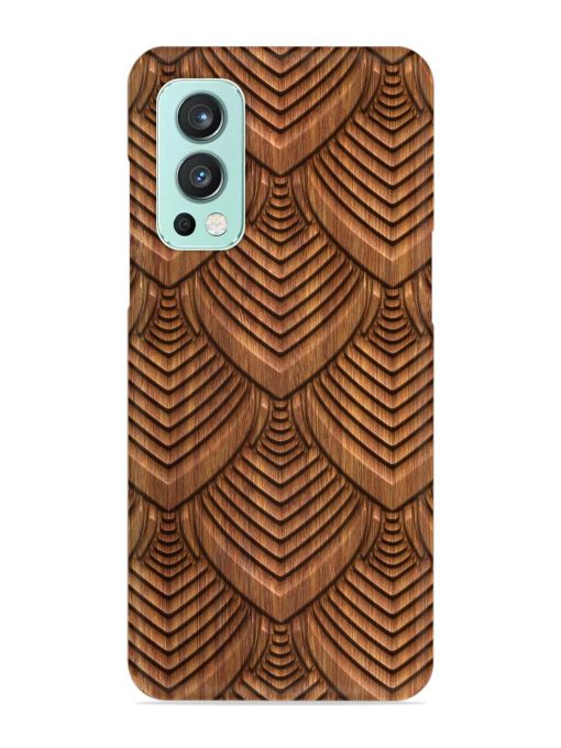 Carved Pattern On Snap Case for Oneplus Nord 2 (5G)