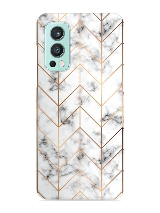 Vector Marble Texture Snap Case for Oneplus Nord 2 (5G) Zapvi