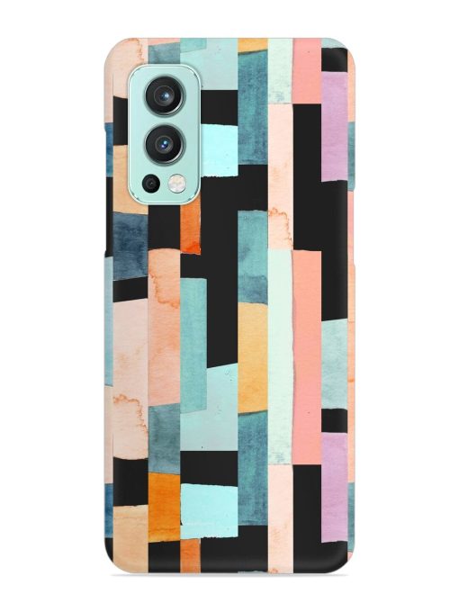 Geometric Seamless Pattern Snap Case for Oneplus Nord 2 (5G) Zapvi