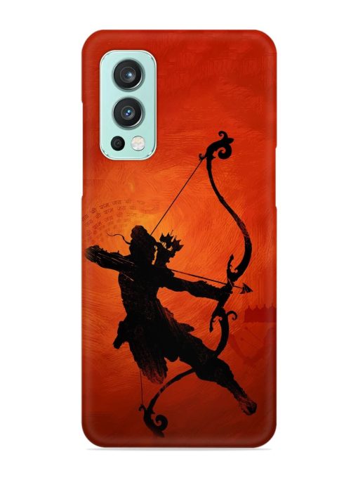 Illustration Lord Rama Snap Case for Oneplus Nord 2 (5G) Zapvi