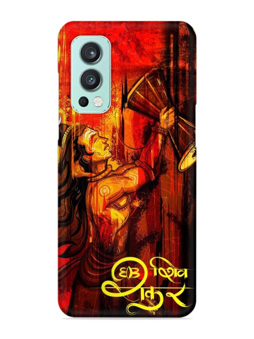 Illustration Lord Shiva Snap Case for Oneplus Nord 2 (5G) Zapvi