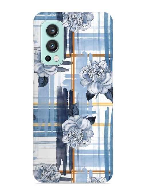 Watercolor Pattern Rose Snap Case for Oneplus Nord 2 (5G) Zapvi