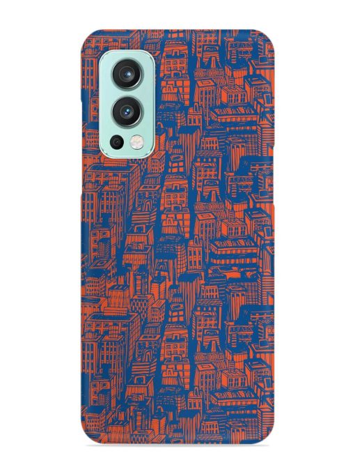 Hand Drawn Seamless Snap Case for Oneplus Nord 2 (5G) Zapvi