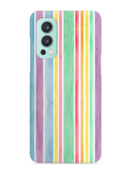 Hand Drawn Watercolor Snap Case for Oneplus Nord 2 (5G)