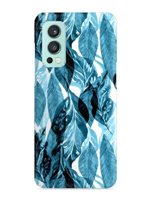 Leaves Pattern Jungle Snap Case for Oneplus Nord 2 (5G)