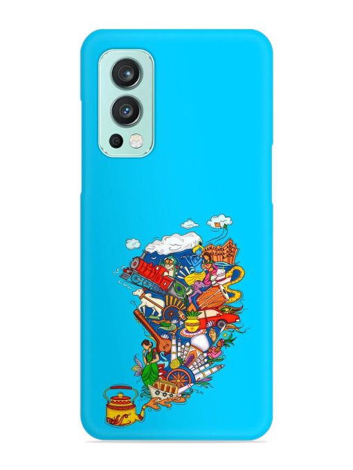 Vector Design Indian Snap Case for Oneplus Nord 2 (5G) Zapvi