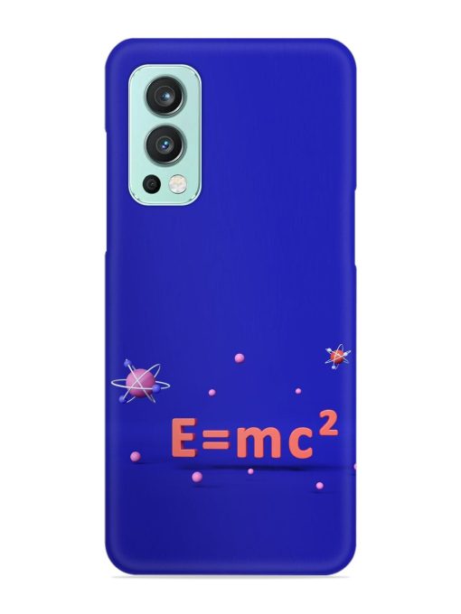 Formula Relativity Equation Snap Case for Oneplus Nord 2 (5G) Zapvi