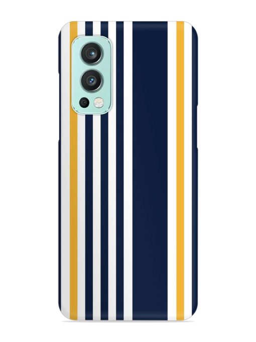 Seamless Stripe Pattern Snap Case for Oneplus Nord 2 (5G)