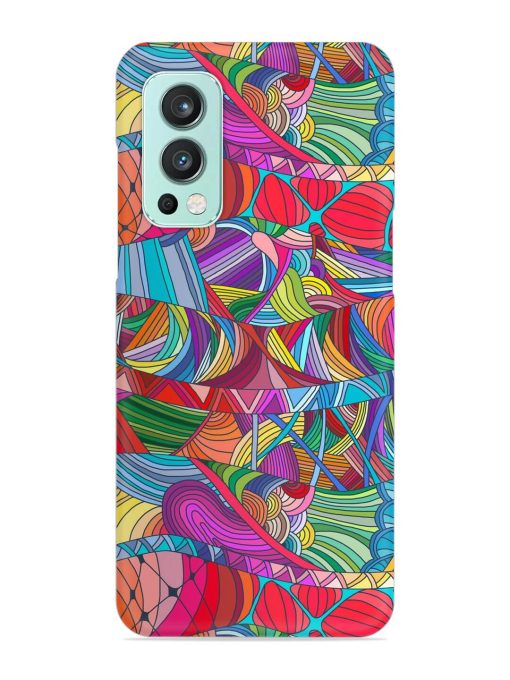 Seamless Patterns Hand Drawn Snap Case for Oneplus Nord 2 (5G)