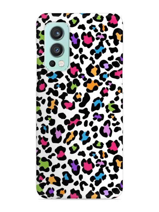 Seamless Leopard Pattern Snap Case for Oneplus Nord 2 (5G)