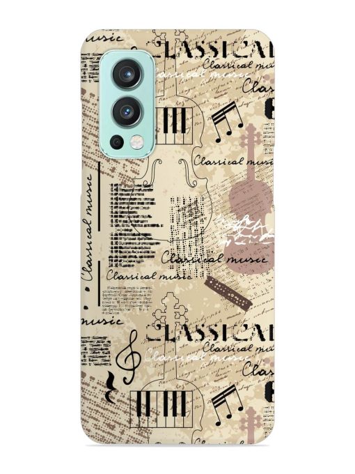 Classical Music Lpattern Snap Case for Oneplus Nord 2 (5G) Zapvi