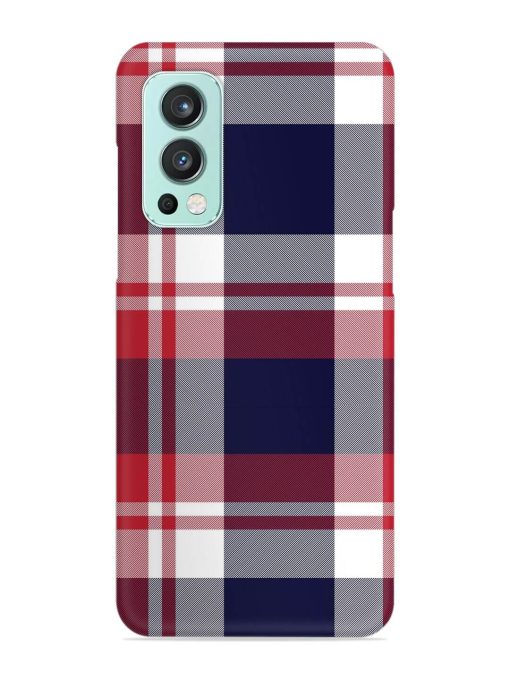 Classic Plaid Tartan Snap Case for Oneplus Nord 2 (5G)