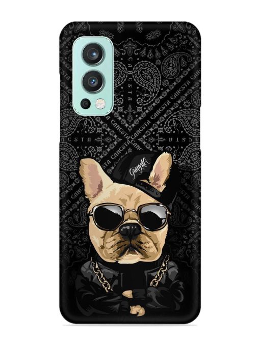 Gangsta Cool Sunglasses Dog Snap Case for Oneplus Nord 2 (5G) Zapvi